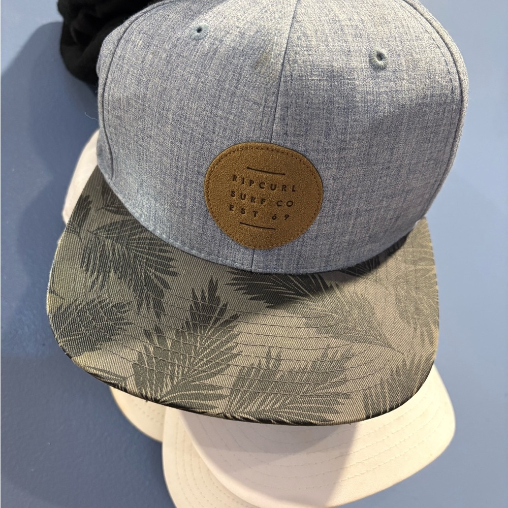 Rip Curl Heathered Blue and Gray Palm Cap
